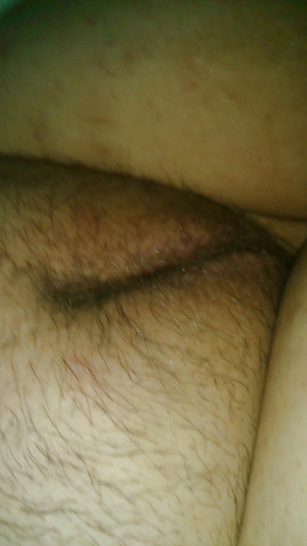 12P Close up hairy pussy and boobs