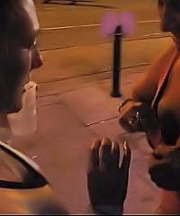 25P Cougar sucking on another girls tits