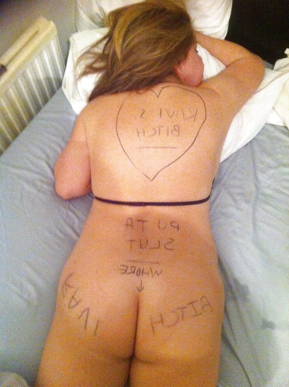 15P Bend over slut