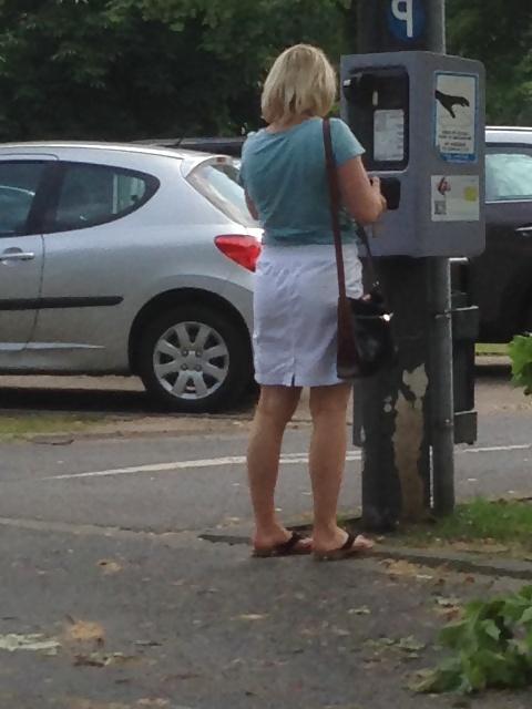 25P Auf dem Parkplatz