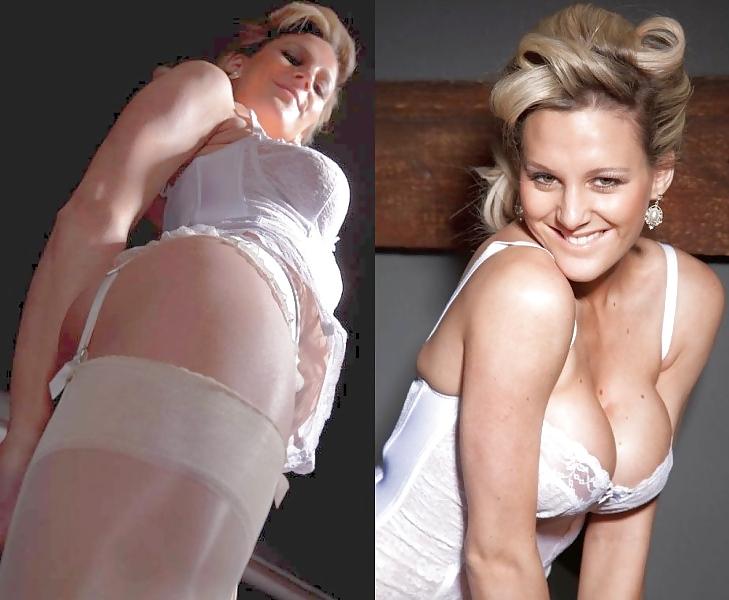 25P Amateurs in White Lingerie, Panties or Stockings