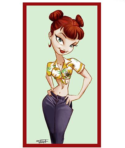 25P Cartoon Hotties