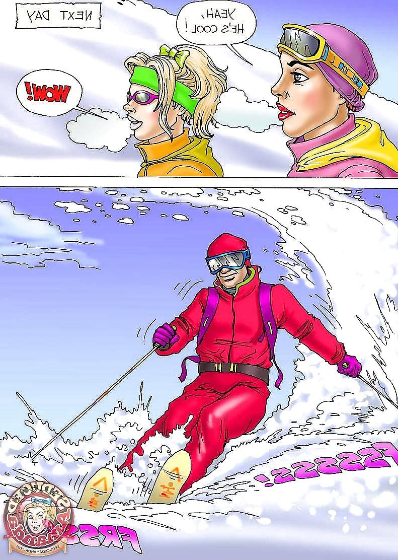 15P Seduced Amanda - Sexy Skiing (en)