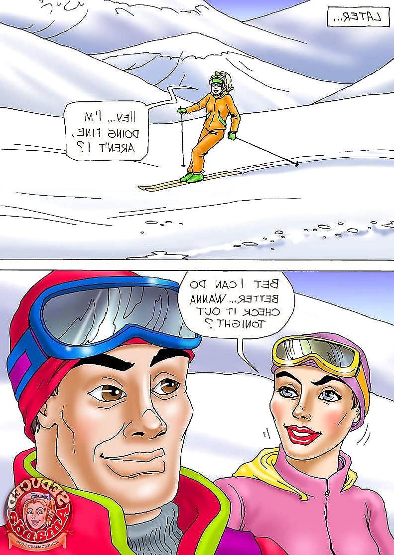 15P Seduced Amanda - Sexy Skiing (en)