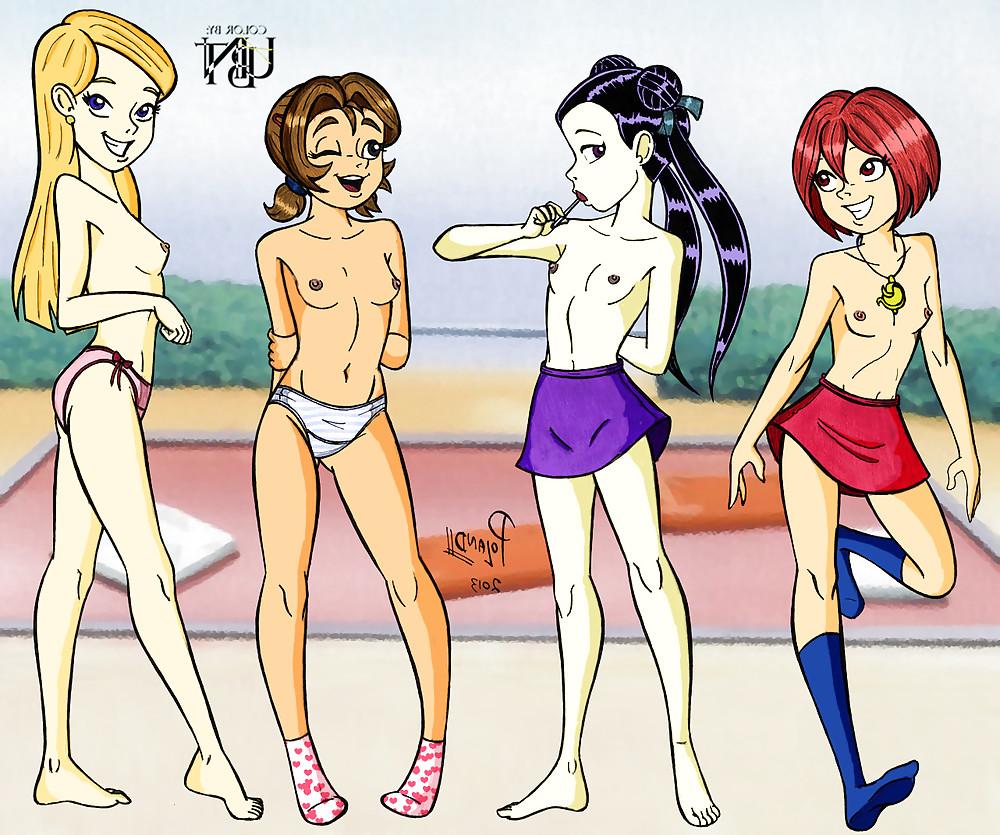 25P Random Cartoon Skanks