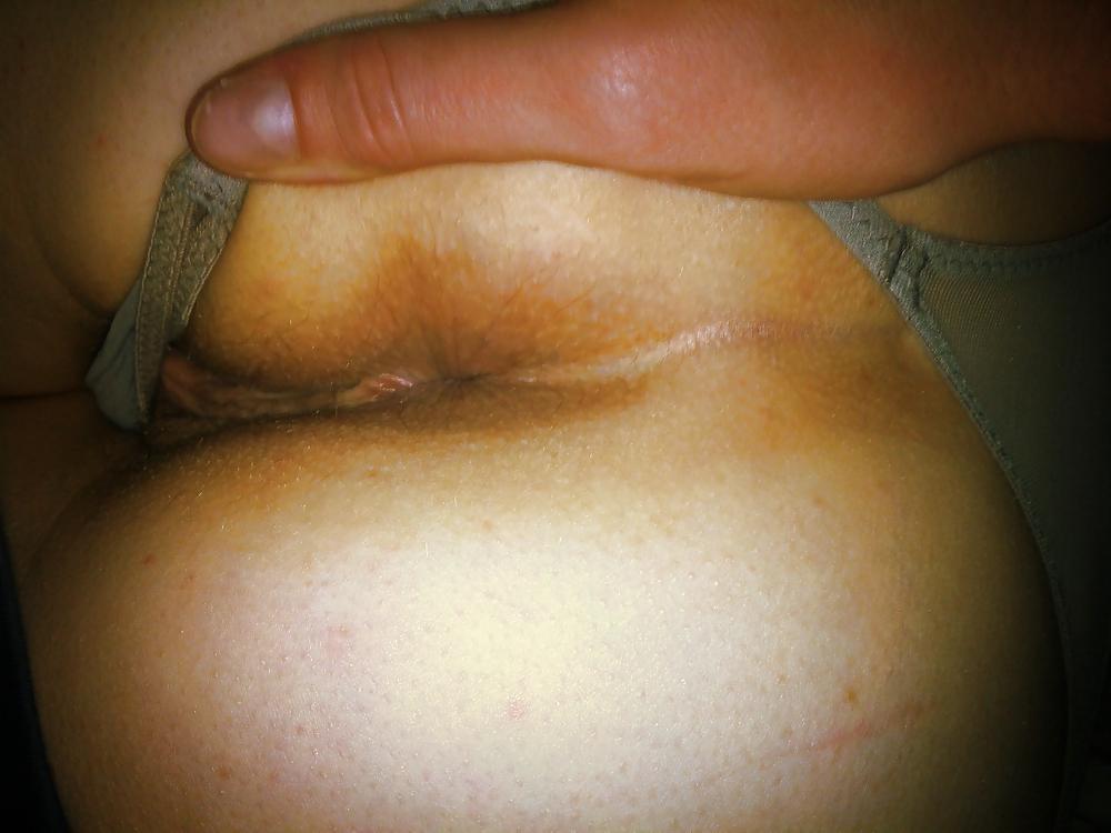 6P Wifes asshole at night 02