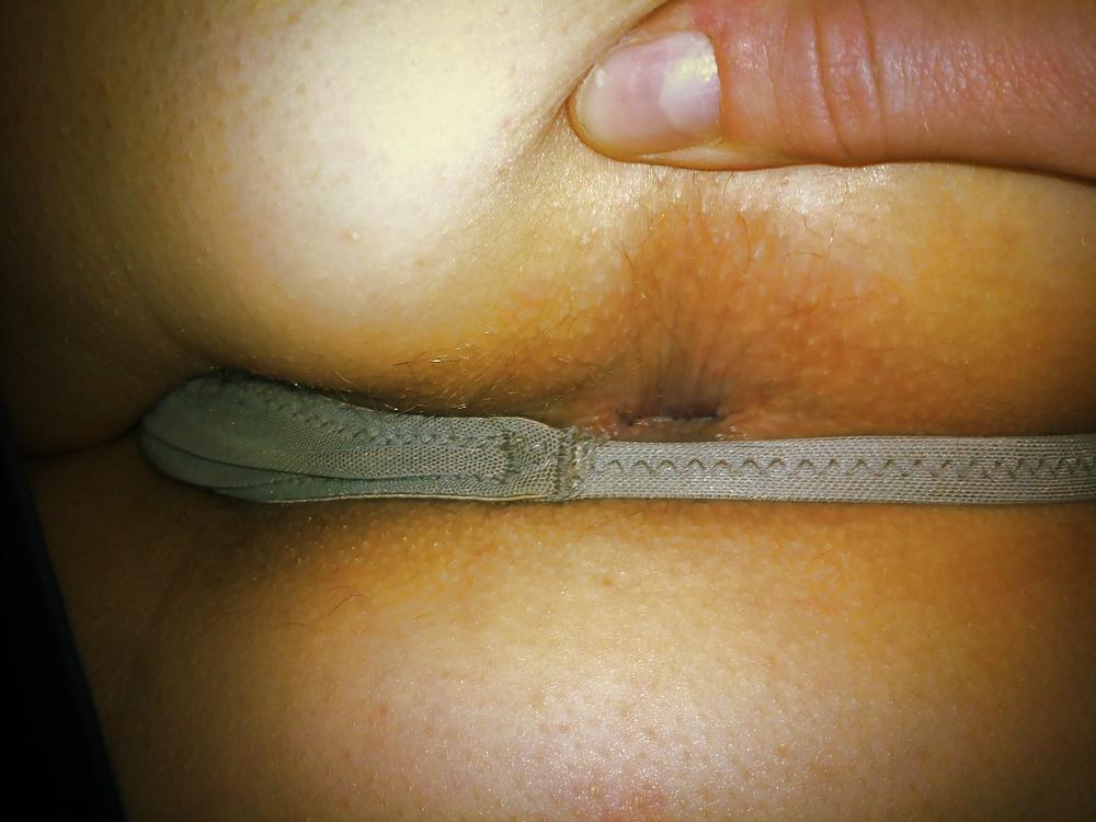6P Wifes asshole at night 02
