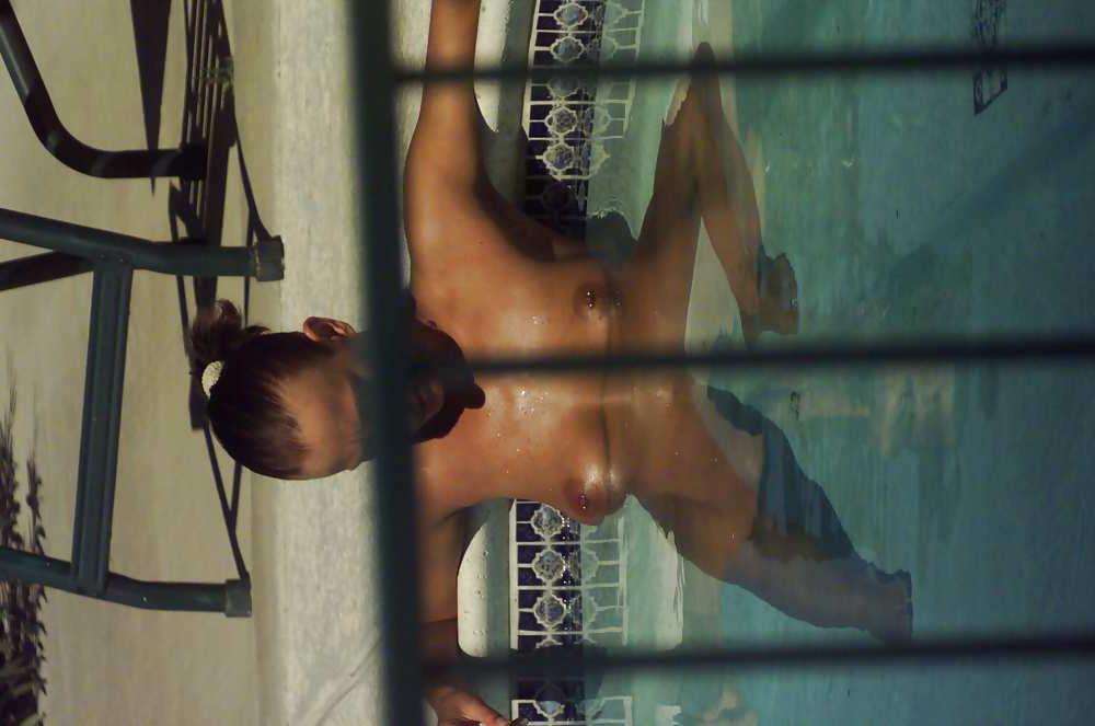 18P Nude by the Pool