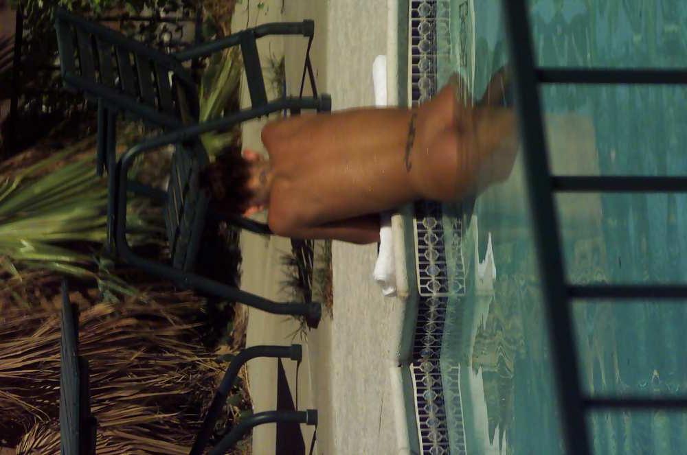 18P Nude by the Pool