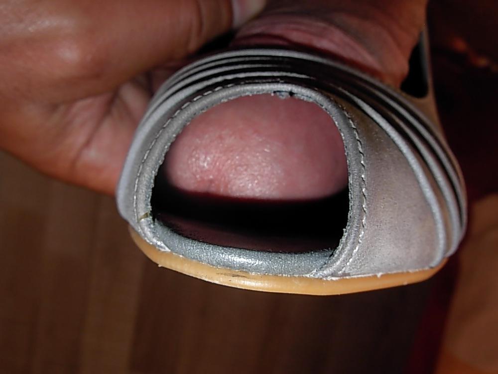 22P Very tight peep toe fuck