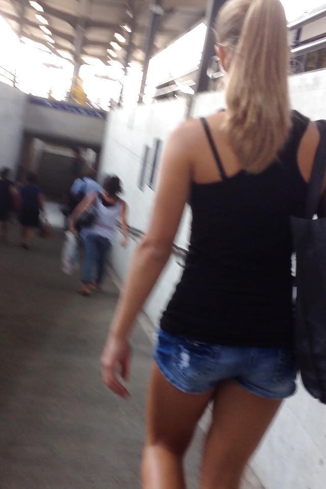 18P Hot girl in tight pants
