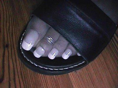 11P Alex's sexy red toe nails