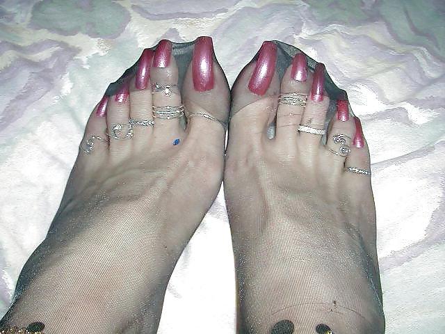 10P Sabines 's sexy long toe nails
