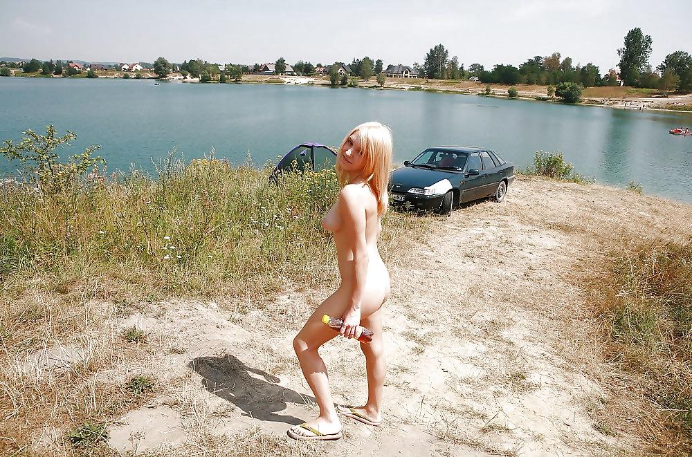 25P Nutte -Polin-am Strand fotogarfiert