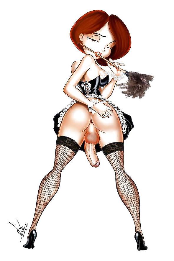 13P Sexy Cartoon Shemales