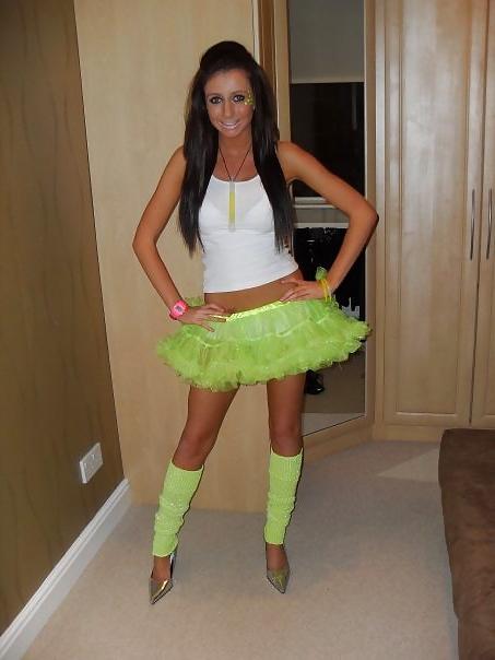 25P Uk skinny chav slut charley