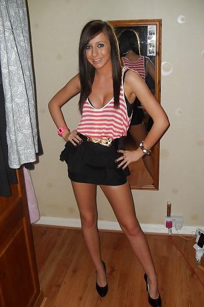 25P Uk skinny chav slut charley