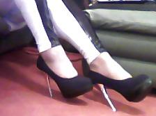 15P Shiny Heels n Leggings