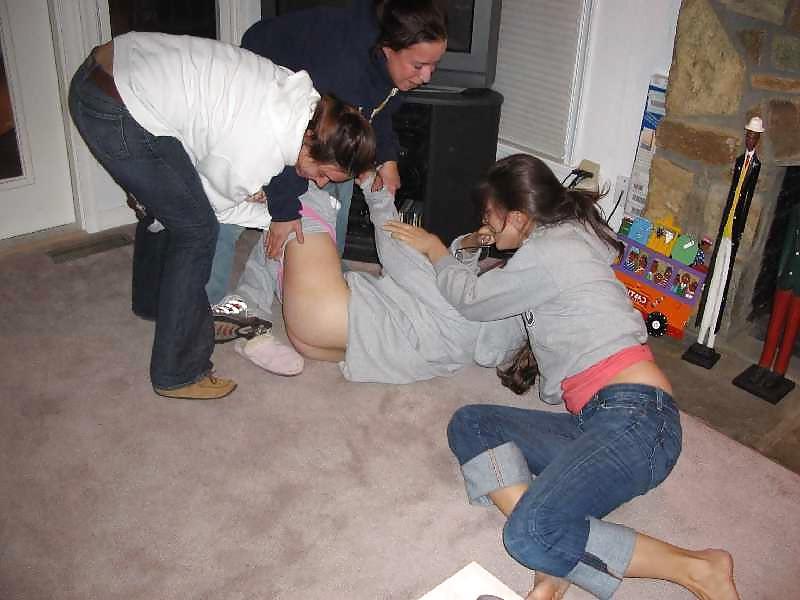 17P Pantsed and exposed girls.
