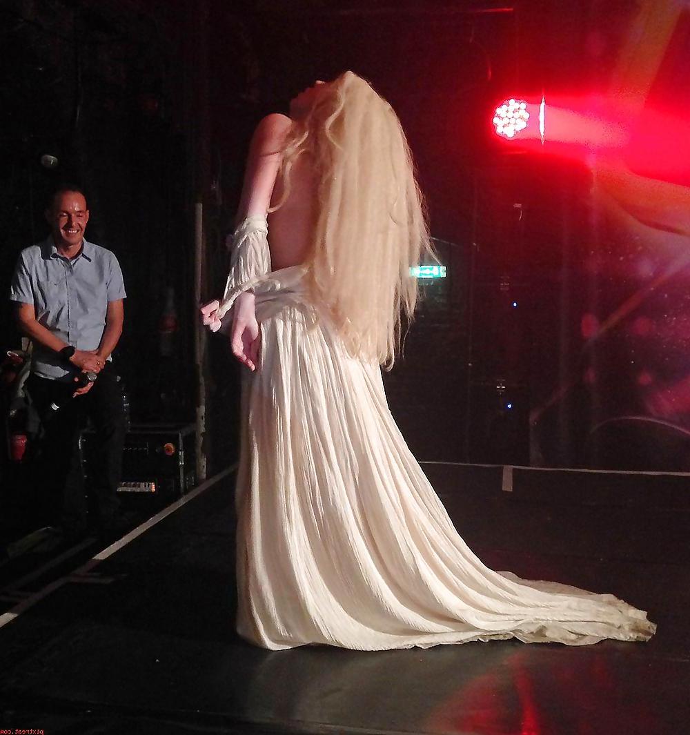 18P Lady Gaga seethough and strip in Berlin (Camaster)