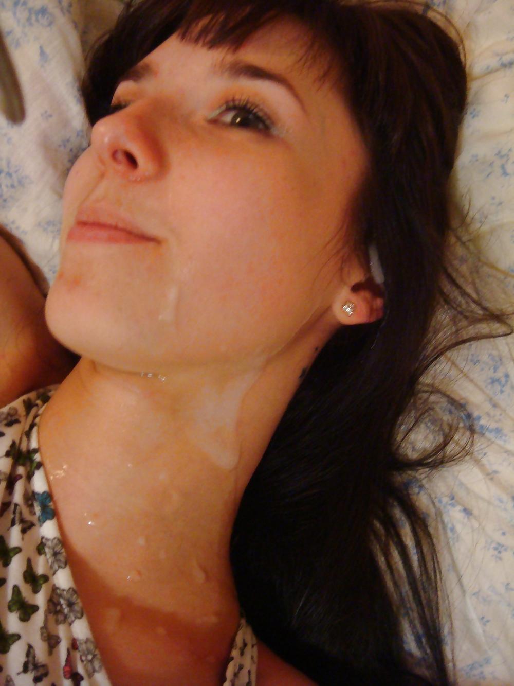 25P Shy brunette teen