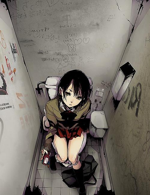 25P Hentai Toilet Peeping