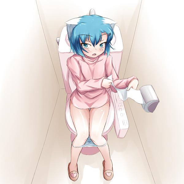 25P Hentai Toilet Peeping