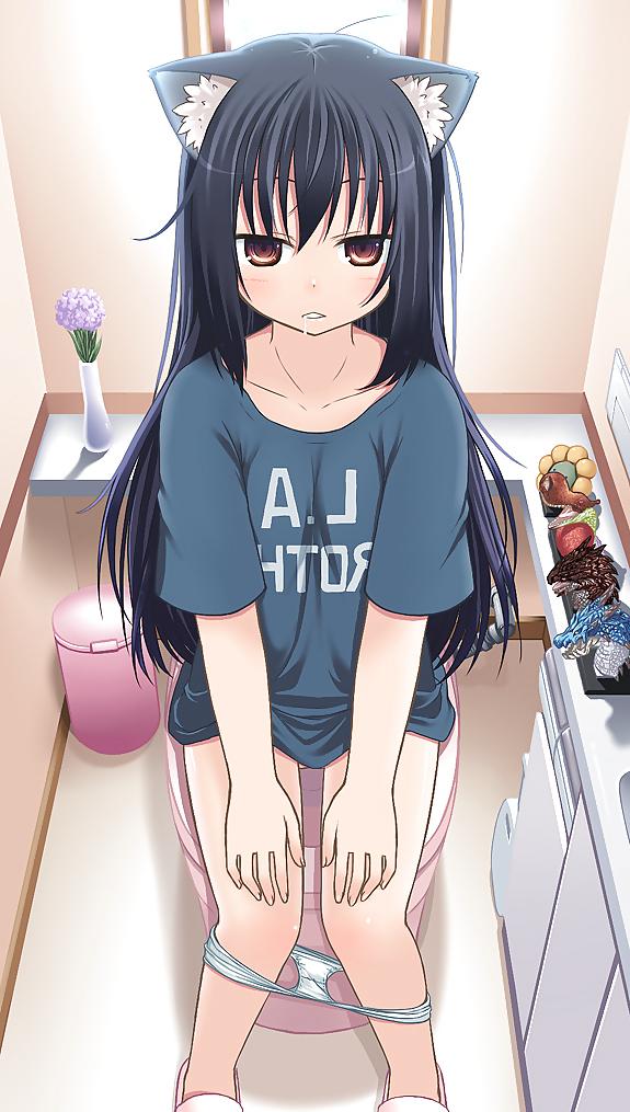 25P Hentai Toilet Peeping