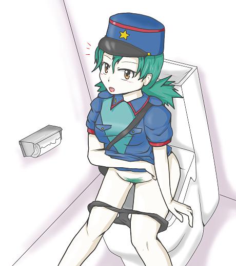 25P Hentai Toilet Peeping