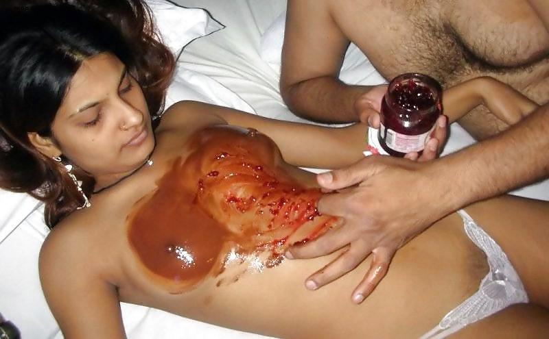 8P Indian Businessman Applying Honey On Hooker