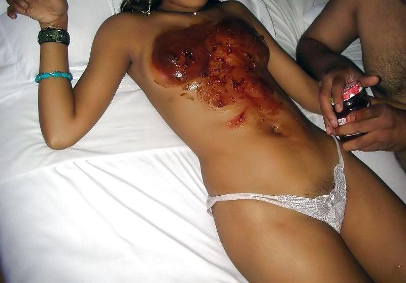8P Indian Businessman Applying Honey On Hooker
