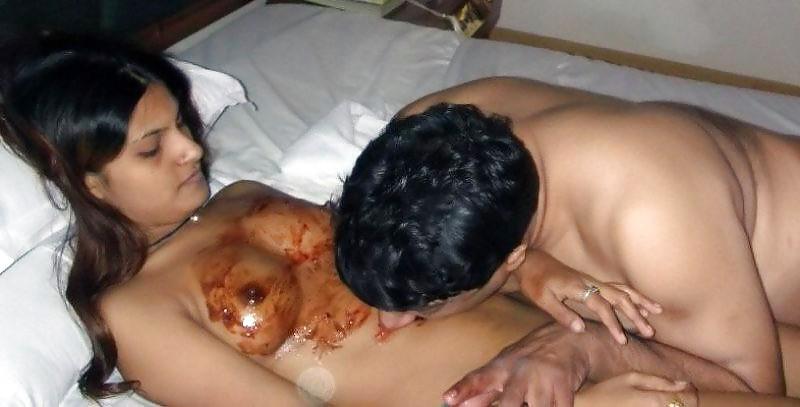8P Indian Businessman Applying Honey On Hooker
