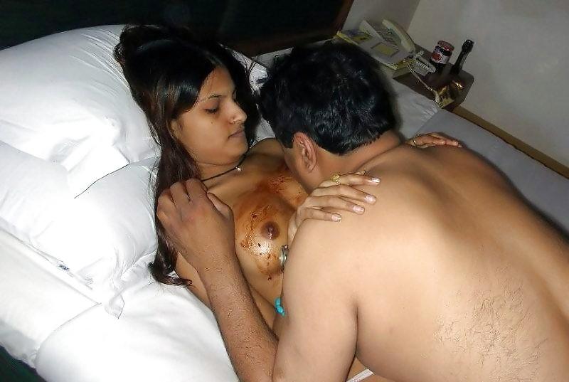 8P Indian Businessman Applying Honey On Hooker