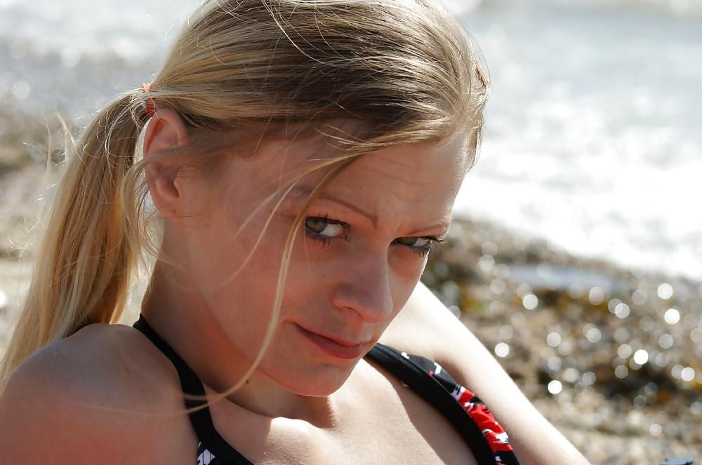 25P Skinny blonde teen
