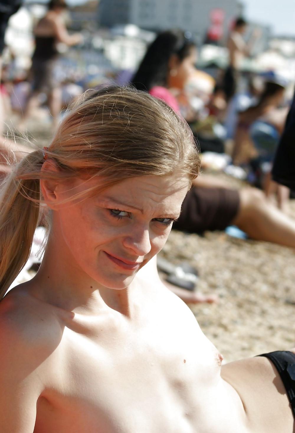 25P Skinny blonde teen