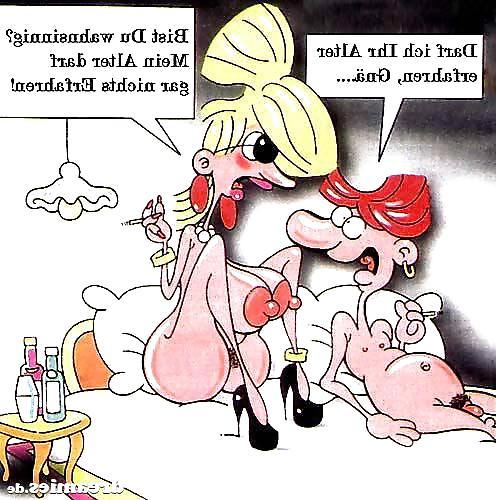 25P Sex Karikatur  gemischt