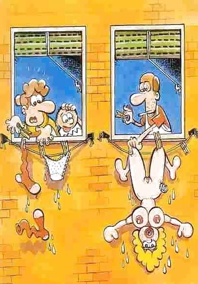 25P Sex Karikatur  gemischt