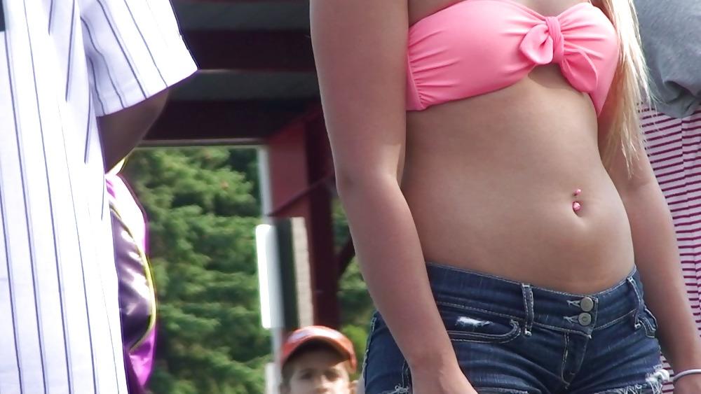 23P Candid Short Shorts