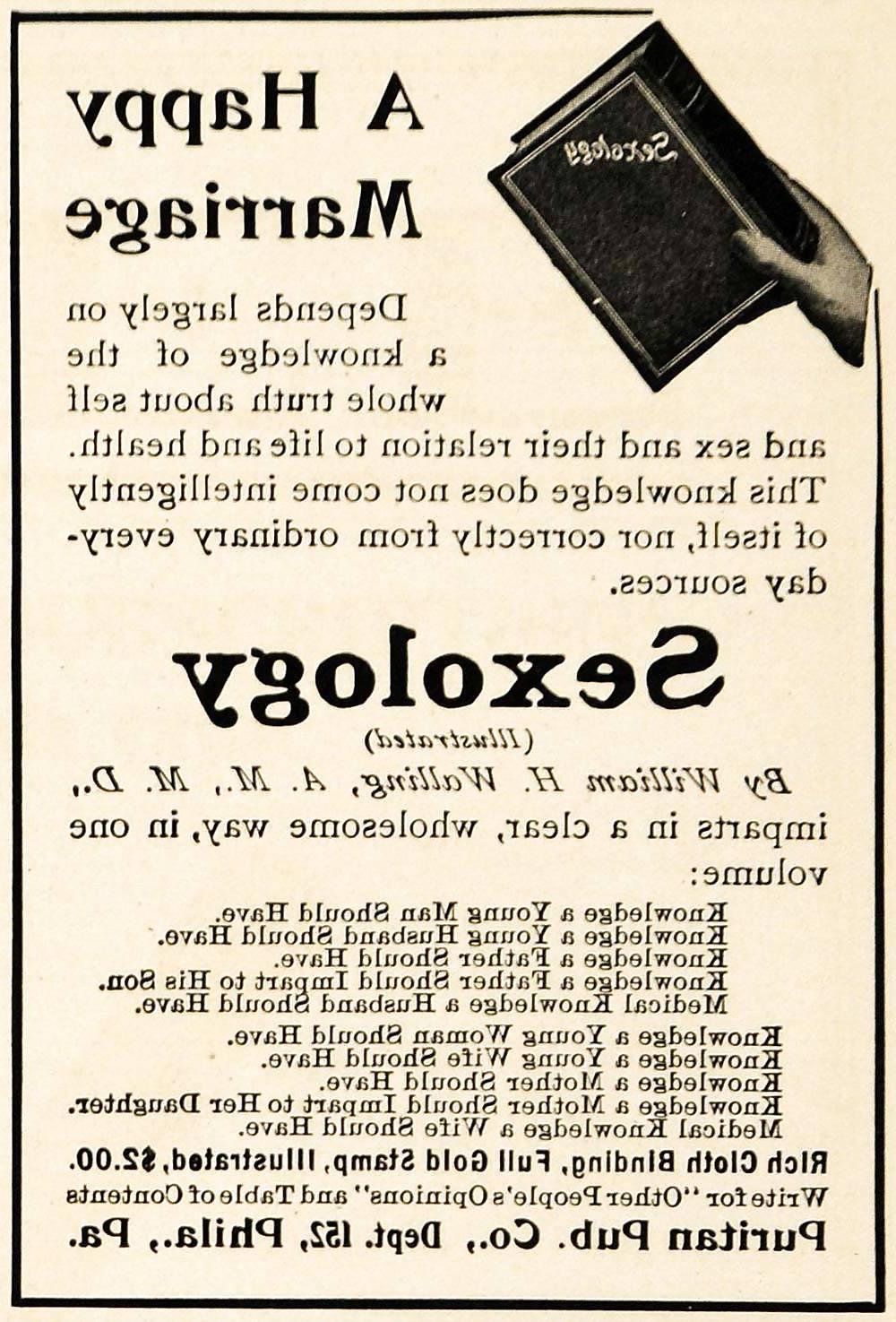 8P Vintage sex education advertisements