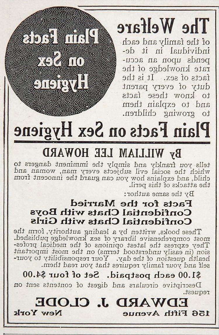 8P Vintage sex education advertisements