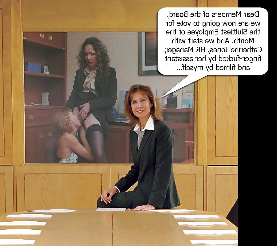 25P Office caption sluts. A bit of light hearted fun.