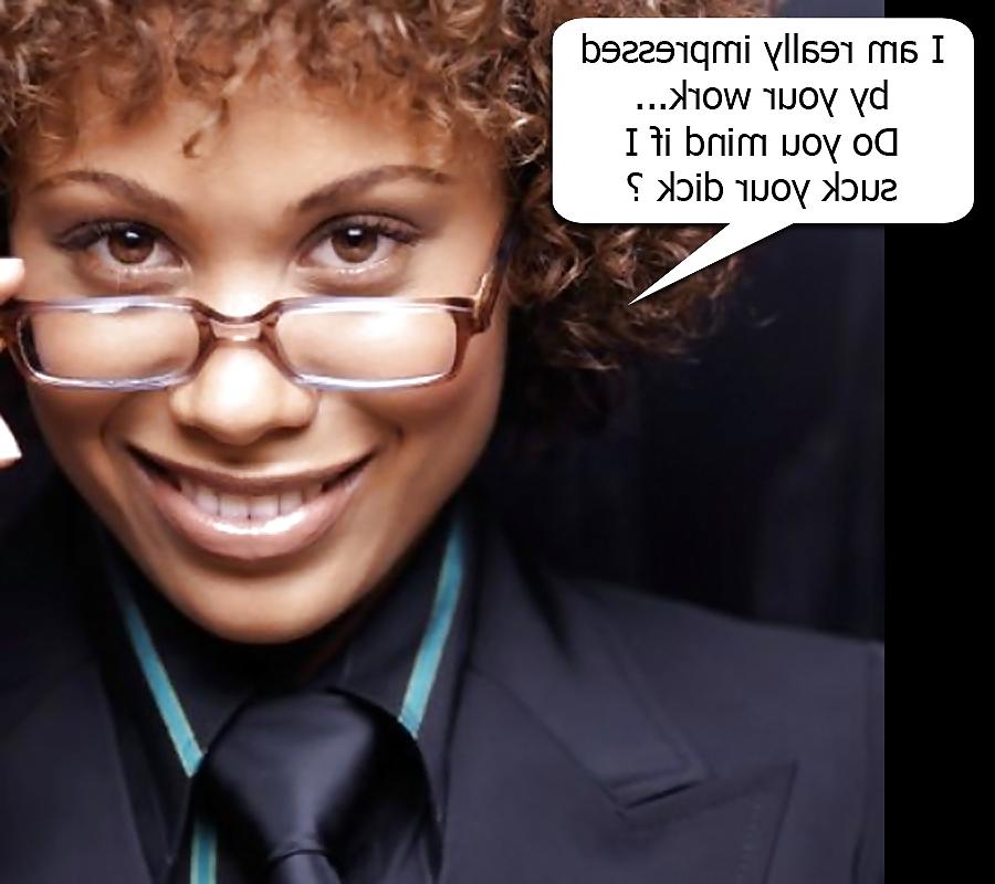 25P Office caption sluts. A bit of light hearted fun.