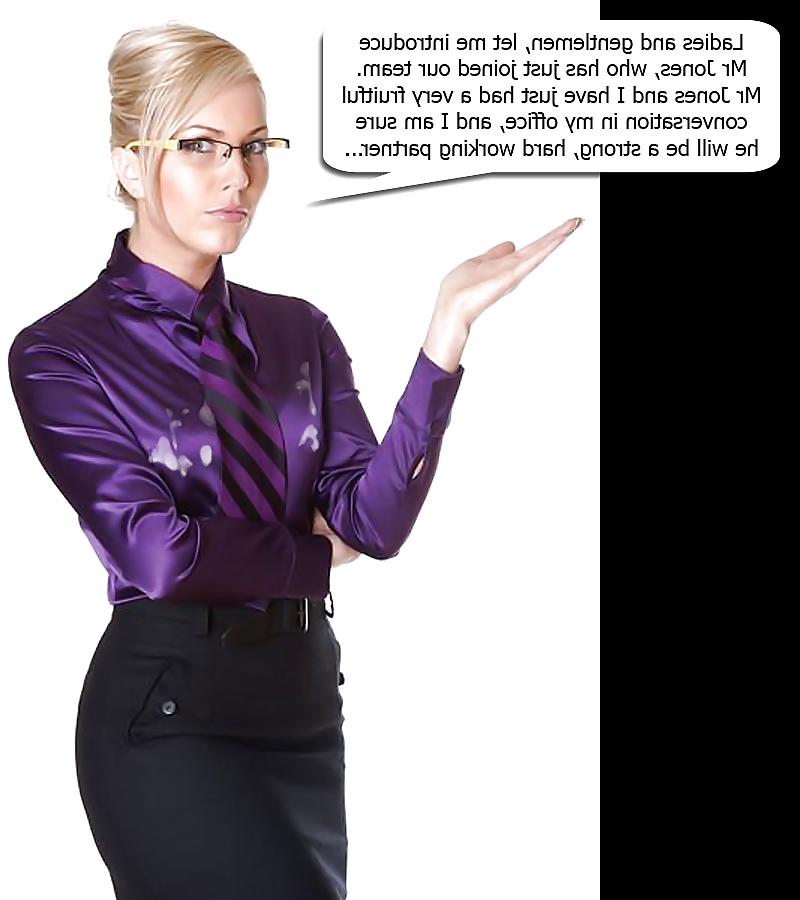 25P Office caption sluts. A bit of light hearted fun.