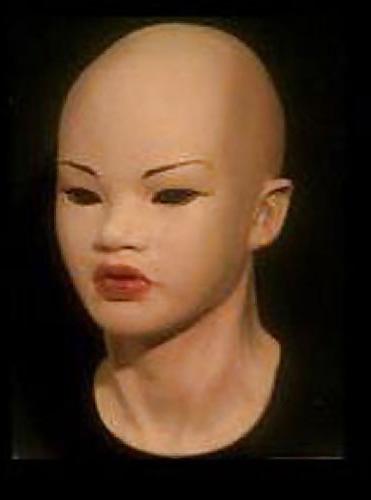 10P Latex Kigurumi dollsuit female rubber masking