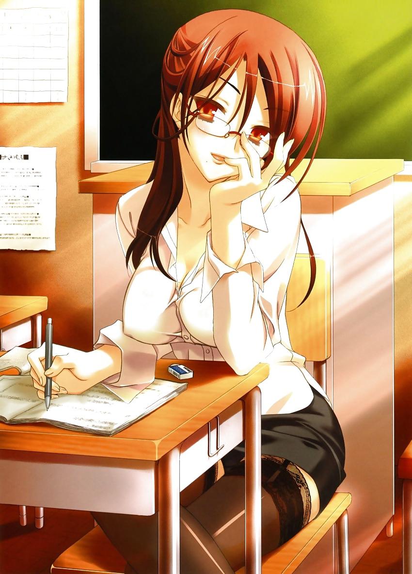 25P Cartoon schoolgirl