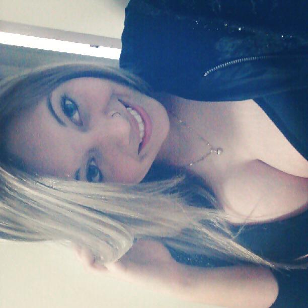 25P Cum over this Brazilian Blond Slut w Big Boobs