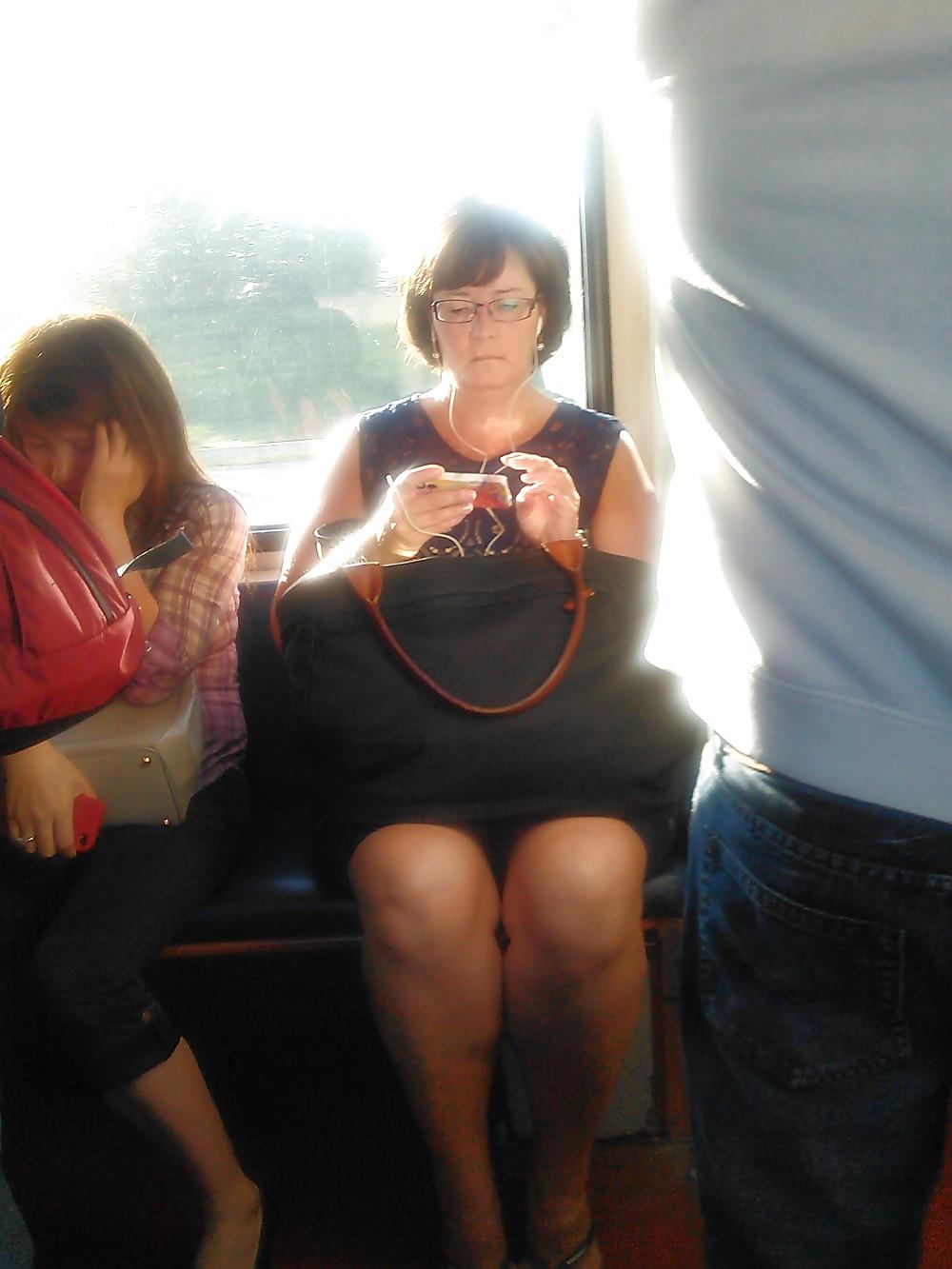 25P More voyeur pics on the train
