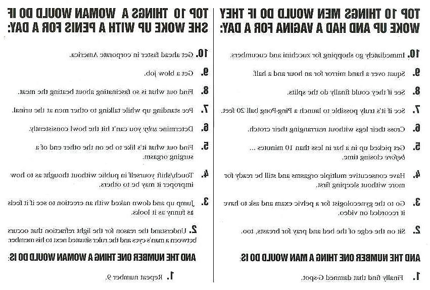 25P SOME HUMOUR, FROM MY 'STUPID' FILES.