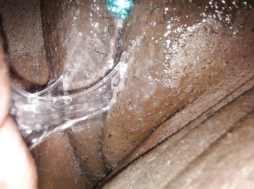 16P Visibly Wet, Creamy or Dripping Pussy 9