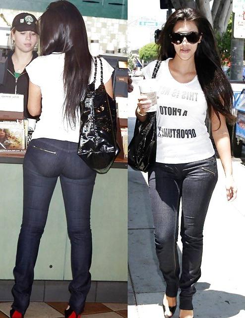 25P Bk Kim kardashian Camel toes